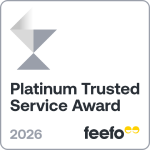 Platinum Trusted Service Award 2026 - Badge